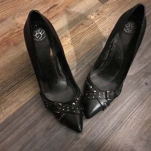 BCBGeneration Black Brand Slim Heel No Tags Though Never Pumps